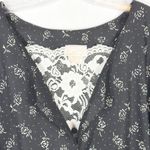 VTG Roamans Plus Size 24W Nightgown Black Floral‎ Lace Semi Sheer Midi 1392 Photo 4