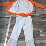 Nike Vintage 80s  Tracksuit Large Gray 2-Piece Set Track Jacket Sweatpants Womens Photo 9