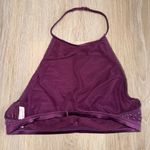 Victoria's Secret Victoria’s Secret Burgundy High Neck Halter Bralette- Size Small Photo 1