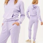 frankie's bikinis Frankie’s Bikinis Purple Sweatpants Photo 1