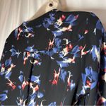 Lush Clothing Dark Floral Fairy Wrap Dress Sz S Black Short Feminine Church Grunge Y2K Office Photo 7