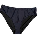J.Crew  High Rise Bikini Bottom Navy Blue Size 3X Photo 0