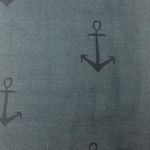 Rue 21 Gray and Black Anchor Infinity Scarf Photo 2