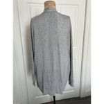 Stitch Fix Love Ellie  Open Front Cardigan Sweater Gray Ribbed Details Size L Photo 2