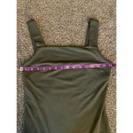 REORIA Olive Green Square Neck Bodysuit Photo 4