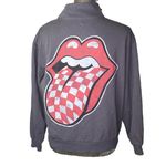 The Rolling Stones  pull over 1/4 zip sweatshirt tongue Medium gray Photo 1