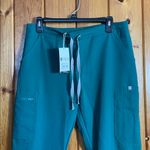 FIGS pants women's hunter green yola nurse scrubs NWT size medium straight leg Photo 6