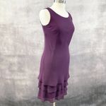 Ursula of Switzerland Cocktail Dress Womens 6 Tiered Holiday Whimsigoth Fairy Purple Photo 3