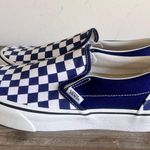 Vans Classic Slip On True Blue Checkerboard Unisex Shoe Size 8 or 6.5 #B1920 Photo 2