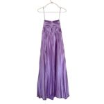 AMUR Stef Pleated Strapless Gown Maxi Dress in Lilac Petal Purple Sz 8 Photo 4