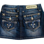 Rock Revival  Celine Stretch Mini Jeans Skirt Downtown Girl Retro Glam City Chic Photo 0