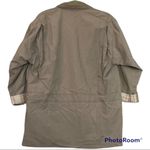 Eddie Bauer  Women’s Oversized Beige Flannel Lined Field Jacket Size Small Photo 1