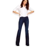 Tory Burch HABITUAL FOR TORY BY TRB DARK WASHED BOOT CUT LOW RISE SEXY JEANS SIZE 26 Photo 8