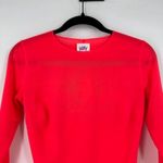 Fabletics NWT‎  x Yitty Mesh Me Smoothing LS Sheer Bodysuit Neon Pink Small Photo 7