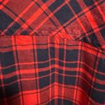 J.Crew Red and Navy Plaid Shirt cabincore Photo 3