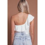 Show Me Your Mumu  Ophelia Ruffle Bodysuit Bone XS NWT Photo 1