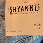 Shyanne  Blue Star and Stripe Wide Leg Jeans Photo 12
