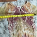 Passports Pier One Imports Vintage Tie Dye Jumpsuit wide leg medium 90s boho Pink Photo 3