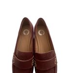 Journee Collection  Women's Size 7 Red‎ Faux Leather Slip On Loafer Flat Shoes Photo 2