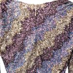 Saylor New  Zigzag Sequin Kinney Mini Eras Dress in X-Small Photo 12