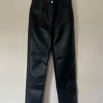 Aritzia Wilfred Faux Leather Straight Pants Photo 0