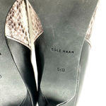 Cole Haan size 6.5 B D14 D42506 snake print heeled bootie ankle boot shoes Photo 6
