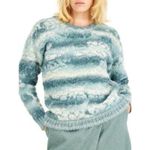 Alfani NWT! Teal Romance Antique White Textured Acrylic Wool Blend Sweater XL Photo 7