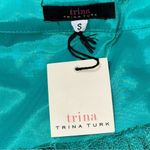 Trina Turk Trina  Women’s Size S Emerald Lace Off The Shoulder Mini Shift Dress Photo 5