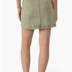 Faherty  Sunwashed Denim Utility Skirt in Olive Haze size 4 NWT Photo 1