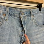 Levi's Levi’s Premium Light Wash Distressed Cutoff Denim Shorts - Size 32 Photo 2