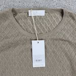 Socapri Silk Tank Dress Womens L Tan White Knit Sleeveless Flowy Italy New Tan Size L Photo 4