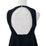 Amoressa Tankini Swim Top Sheer Front Panel Circle Detail Size Medium Black Photo 3