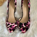 Nine West Peep Toe Pumps by  - Size7 Pink, Black & pink - fur Photo 5