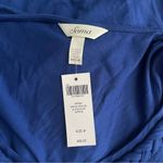 NWT Soma Sleeveless Braided Neckline Short Dress Sapphire Size Medium Blue Photo 3