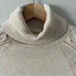 Y2K Modal International turtle neck sweater dress oatmeal size xs/s White Photo 2