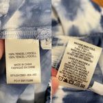 Anthropologie CLOTH & STONE ANTHRO Tie Dye Wide Leg Pant Blue White Pull On Boho Photo 10