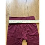 Britt's Knitts Fleece Lined Leggings Size S/M Cabincore Comfy‎ Athleisure Casual Red Photo 2