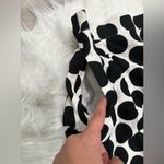 Who What Wear Black and White Polka Dot A-Line Skirt Size 12 Photo 2