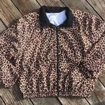 Lilly’s Beverly Hills Vintage Animal Print Bomber Jacket  Photo 0