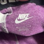 Nike Women Gray Jersey Leggings Athleisure Logo Just Do It Running Sz Medium Photo 6