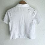 Outdoor Voices  Sport Polo Cropped White Sz Medium Photo 2