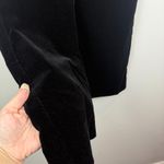 Theory  Pants Womens 2 Black Velvet Flat Front Flared Leg Classic Whimsigoth Dark Photo 3