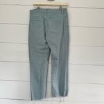 Kensie Women’s 8/29 Blue Raw Hem Straight Jeans Photo 2