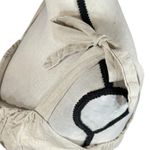 Altar'd State Altar’d State Medium Delilah Linen Corset Top Cropped Tie Straps Smocked Beige Photo 6