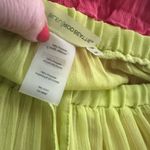 Bleu Rod Beattie Rainbow Sheer Ruffle tiers long flowing skirt. Size S Photo 7