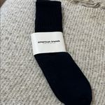 American Trench TWO pair of socks, Navy & Cotton Fair, size Women US6 Photo 3