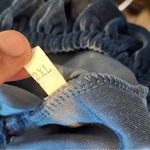 Turquoise Teal Blue Velour Velvet Straight Leg Lace Trim Elastic Pajama Pants Size 2X Photo 6