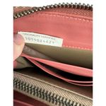 Bottega Veneta  Floral Embroidered Intrecciato Leather Zip Around Wallet in Pink Photo 10