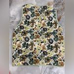 Free Assembly Yellow and Green Sleeveless Boxy Tank Top with Mandarin Collar Yellow Size L Photo 3