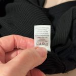 Me to We  black LS crop lace up sides knit top GUC Photo 3